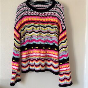 Multicolor Striped Women's Sweater